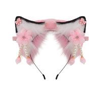 Dolci Studenti Unisex Scatto Foto Fascia per Capelli Con Fiocco/Decori di Fiori Volpi Orecchie Fasce Rosa Cartoon Capelli Cerchio Carino Fasce Per Donna Carino Fasce Per Donna Per Il Lavaggio Del Viso