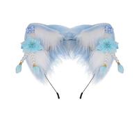 Dolci Studenti Unisex Scatto Foto Hairband Con Bowknot/Flower Decors Volpe Orecchio Fasce Cartoon Cerchio per Capelli Cosplay Fasce Per Donna Cosplay Fascia Volpi Forma Orecchio Halloween Cerchietto