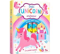 Dolci unicorni. Piccoli amici creativi. Ediz. illustrata. Con pastelli sagomati impilabili