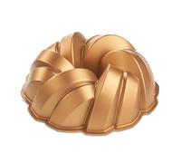 DOLCIDEA MOPITA, Stampo per Torta in Alluminio Pressofuso, ø 26 cm, Tortiera Antiaderente Resistente alle Alte Temperature, Forma Stampo a Intrecci