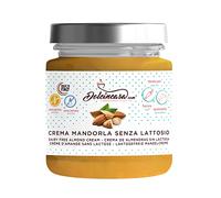 Dolcincasa-Crema Senza Lattosio Spalmabile Pronta all'uso Confezione da 200g Crema per Farcitura Senza Lattosio e Glutine (Crema Mandorla)