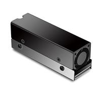 DolDer M.2 2280 SSD, ventola 20 mm + cuscinetto termico in silicone + dissipatore di calore in alluminio, compatibile con Samsung 980Pro, SN850, SN770, ecc. (mini radiatore con ventola)