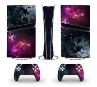 DolDer Skin Sticker per console PS5 Pro Digital & Disc Edition, adesivo pellicola protettiva accessorio per controller PS5 Pro (0203)
