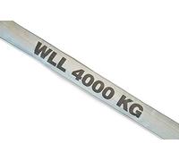 Dolezych Cinghia ad Anello a Rivestimento Doppio Portata da 4000 Kg, Lunghezza Utile 3 m, Grigia