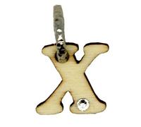 DOLFI Set 6x X, Charms Dolfi - Legno Dipinto a Mano - Artigianato della Val Gardena