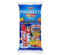 Polaretti Gelato alla frutta lecca lecca con succo di frutta per congelatore 10 x 40 ml