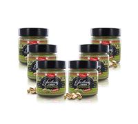 Dolgam Crema Spalmabile al Pistacchio con Granella di Pistacchio [Crunchy], Prodotta in Italia, ''I Siciliani'', 6 Vasetti da 200 Grammi L'Uno, Tot. 1,2 kg