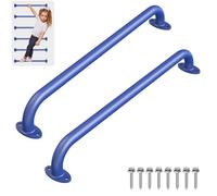 Dolibest Maniglia di sicurezza in metallo da 76 cm, maniglia per scala per parco giochi e base più ampia, maniglie per set da gioco per bambini, casa sull'albero, parete per arrampicata su roccia