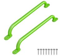 Dolibest Maniglie di sicurezza in metallo da 76,2 cm, per parco giochi, lunghe maniglie per casetta dei giochi per bambini, casa sull'albero, parete per arrampicata su roccia, accessori per altalene