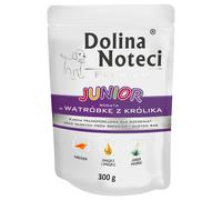 Dolina Noteci Junior in busta, 10 x 300 g - Fegato di coniglio