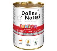 Dolina Noteci Premium Junior, 24 x 400 g - Cuori di manzo