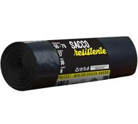 Doli's Sacchi Spazzatura 55x70 per Raccolta Indifferenziata, Resistente, Antigoccia e Antiforo, per Uso Professionale e Domestico, 100% Plastica Riciclata e Riciclabile (35L) (55x70)