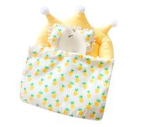 Doll Bedding Accessories, Bedroom Furniture, Soft Miniature Bed Set with Pillow Blanket for Role Play Kids Collectors Girls Boys Son Daughter Toy Bedroom Display