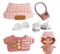 Doll Clothes, Dolls Clothes Accessories Set, Handmade Toy Fashion Dress-Up Outfit, Girls, Boys, Kids, Collectors, Decoration, Display, Pretend Play, Imaginative Playtime