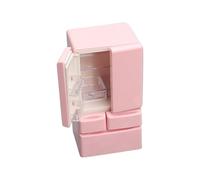 Doll Fridge, 1:12 Scale Double Door Miniature Refrigerator, Creative Toy Kitchen Appliance for Furniture, Kids Play Home,4.45x2.36x1.97 inches Birthday, Christmas, East