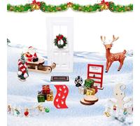 Doll House Miniatures - Tiny Diorama Models, Decorative Display Dolls