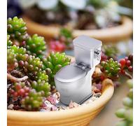 Doll House Toilet - Toilet Bowl | Miniature Furniture Dollhouses Toilets | Cake Decoration | Miniature Toilets with Flushing Sound Dollhouses Furniture, Funny Toiilet Doll Houses