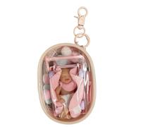 Doll Keychain - Mini silicone Doll Pendant For Bags and Backpacks, soft design style structure, Lightweight Charm System + durevole clip Attachment Build, sicuro silicone Finish Long Use - For