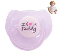 Doll Magne/tic Ciuccio, Magne/tic ciuccio per bambole rinate, simulazione Mag/netic Do/ll ciuccio, Reborn Do/ll Accessori, Dol/l Manichino per fingere di giocare & Rebor/n Dol/l Care(rosa)