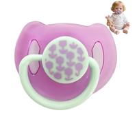 Doll Magne/tic Ciuccio, Magne/tic Dummy per bambole rinate, Simulazione Mag/netic Do/ll Ciuccio, Reborn Do/ll Accessori, Dol/l Manichino per fingere di giocare & Rebor/n Dol/l Care (viola)