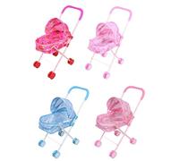 Doll Stroller- Pretend Play Stroller With Canopy,stroler Toy, Easy Fold Doll Strollers, | Foldable Carriage Pushchair | For Kids Boys Girls Home Travel Party Birthday School Outdoor