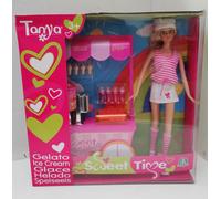 Doll Tanya Sweet Time con Carretto dei Gelati, Giochi Preziosi CCP18945