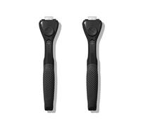 Dollar Shave Club Manico per rasoio (2 pezzi), nero, manici di ricambio per lamette di rasoio