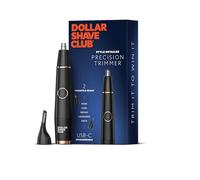 Dollar Shave Club The Style Detailer | Trimmer per naso, orecchie, sopracciglia e basette | Include testa rotante e testina di pulizia | impermeabile, ricaricabile USB-C | Taglia peli del naso,