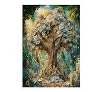 Dollar Tree Puzzle 300 Pezzi Relax E Meditazione Money Tree Rompicapo Mindfulness Attività Per Il Benessere Riduzione Dell'ansia Regalo Per Tutti 300 PCS