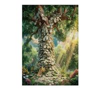 Dollar Tree Puzzle 300 Pezzi Rilassamento Antistress Premium Money Tree Rompicapo Pressione Ridotta Attività Mindfulness Rigenerazione Mentale300 PCS