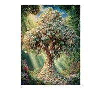 Dollar Tree Puzzle 500 Pezzi Rilassamento Antistress Premium Money Tree Rompicapo Pressione Ridotta Attività Mindfulness Rigenerazione Mentale500 PCS