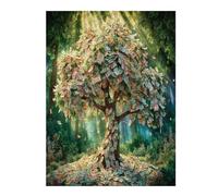 Dollar Tree Puzzle 500 Pezzi Rilassamento Antistress Premium Money Tree Rompicapo Pressione Ridotta Attività Mindfulness Rigenerazione Mentale500 PCS