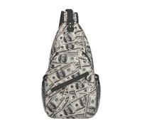 Dollari Soldi-9 Dollari Soldi Zaino a Fionda Borsa a Petto Borsa a Tracolla a Tracolla Palestra Ciclismo Viaggio Escursionismo Zainetto per Uomo Donna