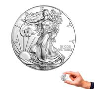 Dollaro d'argento Morgan 2013, argento puro al 999%, monete non circolate