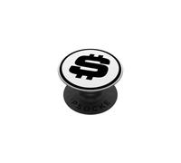 DOLLARO SEGNALE SIMBOLO MONETA USA (Nero) PopSockets PopGrip Adesivo