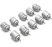 DollaTek 10Pcs DC Motor 140 Mini Motore Elettrico DC 3-5V 6300 RPM per Giocattoli Fai da Te