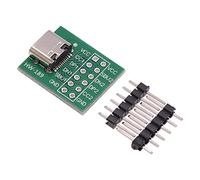 DollaTek 10Pcs USB TYPE-C a DIP PCB Connettore Bacheca Test Board Saldatura Femmina Dip Pin Header Modulo adattatore
