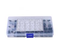 DollaTek 150 PZ 15 Valore (Ogni 10 pz) 100 V 0,33 NF- 470 NF Kit assortimento di condensatori di Pellicola in Poliestere + Scatola di plastica