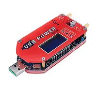 DollaTek 15W Modulo di Alimentazione USB Step UP Potenzia Il convertitore Regolabile Potenziometro di Controllo della velocità della Ventola con Display LCD - Rosso