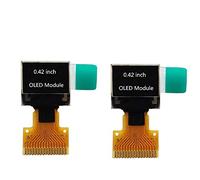 DollaTek 2Pcs 0.42 Pollici OLED Display LCD Modulo 72 x 40 Modulo OLED Interfaccia IIC/SPI 16 Pin