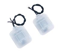 DollaTek 2PCS 260 Mini Micro Motore 12V 6000rpm con Custodia in Plastica Mini Vibrazione Micro Motore Per Massaggio Pad FAI DA TE
