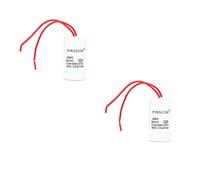 DollaTek 2Pcs CBB60 AC 450V 20UF Condensatore di Marcia del Motore per Cilindro a 2 Fili
