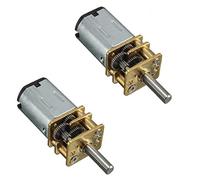 DollaTek 2Pcs DC 9V 105RPM 3mm Shaft Mini Metal Gearwheel Gear Motor GA12-N20
