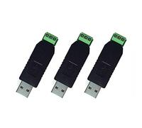 DollaTek 3Pcs Adattatore convertitore seriale USB 2.0 a RS485 CP2104 SN75176 Doppia Protezione Fuse + TVS Stabile Rispetto a FT232