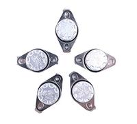 DollaTek 5-Pack KSD301 Interruttore di controllo termico termostato 45 gradi centigradi 250 V 10 A Interruttore di temperatura termostato normalmente chiuso NC