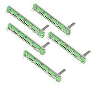 DollaTek 5Pcs 75MM B103 10K Ohm Slide Potentiometer Potenziometro elettronico lineare 10K Doppio