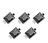 DollaTek 5Pcs Hall Effect KY-003 DC 5V Modulo sensore Magnetico per Arduino PIC AVR Smart Cars