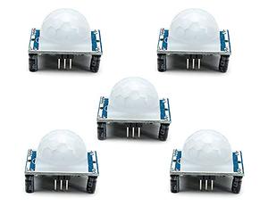 DollaTek 5pcs Moduli rivelatori di Movimento PIR a infrarossi Piroelettrici con modulo Umano R501