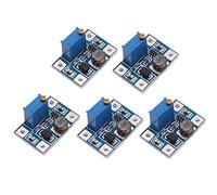 DollaTek 5PCS SX1308 Regolatore di Tensione CC Aumenta Il convertitore Boost Modulo di Alimentazione da 2-24 V a 2-28 V 2 A