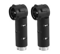 DollaTek Adattatore convertitore antenna autoradio DIN-ISO da 2 pezzi, Plug Play, universale, adatto per la maggior parte dei veicoli, connettore potenziatore segnale autoradio.